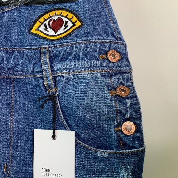 F21 | Livin The Dream Distressed Overalls - Picture 6 of 7